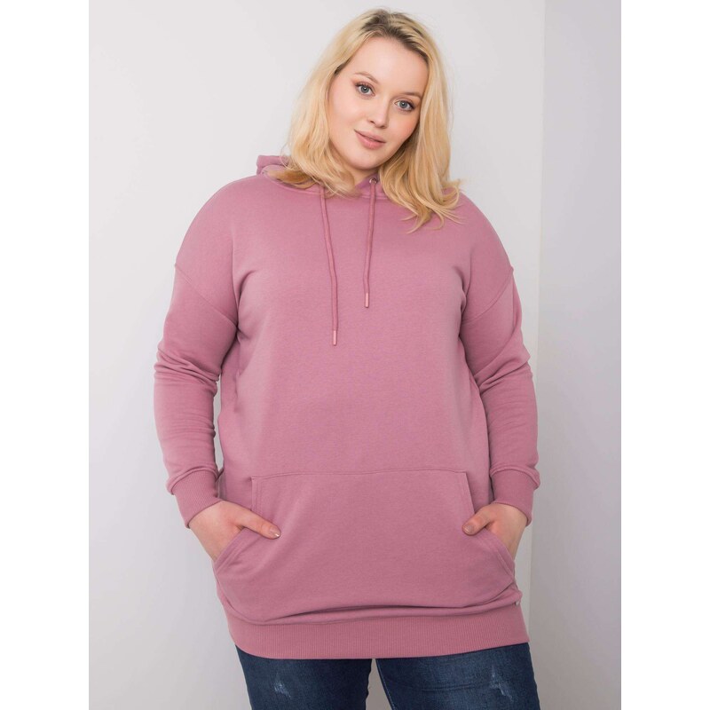BASIC Feel Good Sweatshirt-RV-BL-6338.19X-dark pink 64687910