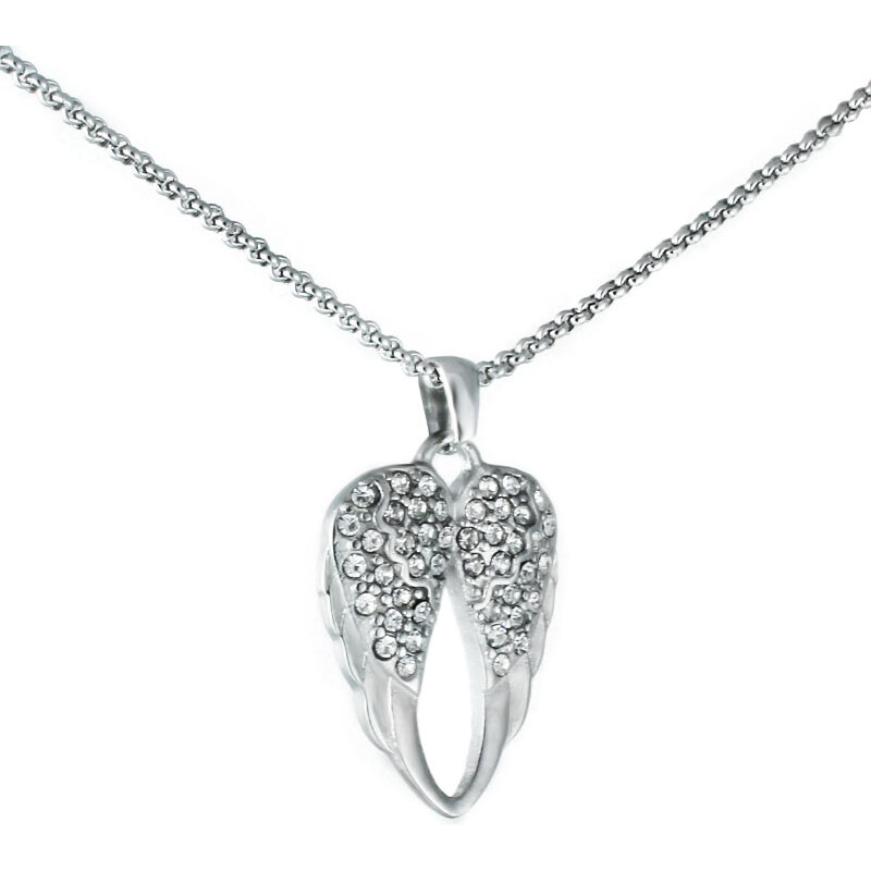 BM Jewellery Dámsky náhrdelník s príveskom krídla S11079120