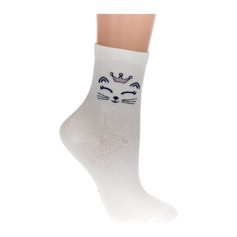 AURA.VIA Detské biele ponožky TALA 24111035