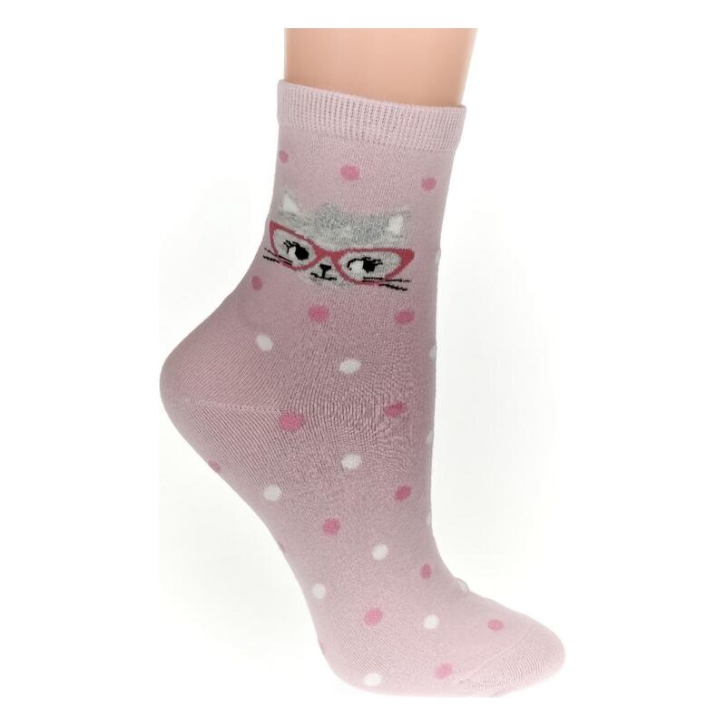 AURA.VIA Detské ružové ponožky MICI 24111031