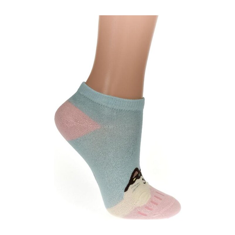 AURA.VIA Detské svetlo-modré ponožky MORRI 24111047