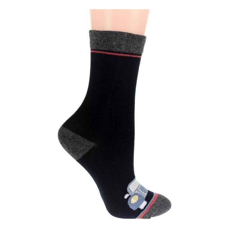 AURA.VIA Detské tmavo-modré ponožky GLENN 24111078