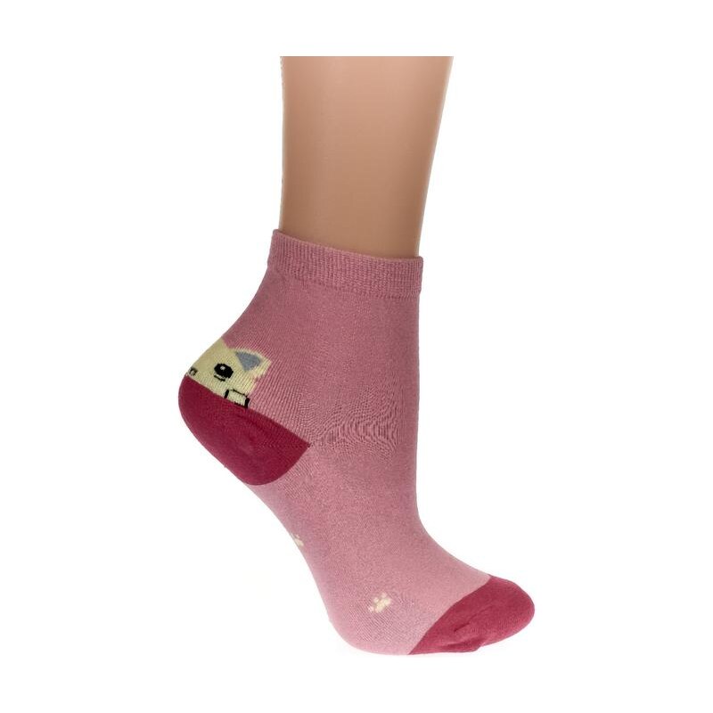 AURA.VIA Detské tmavo-ružové ponožky ZAMA 24111083