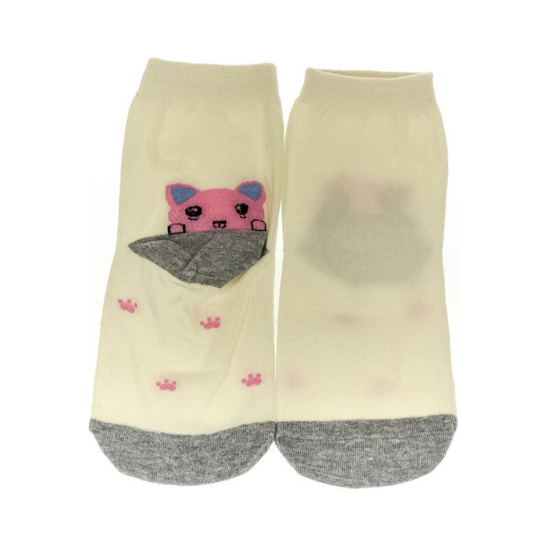 AURA.VIA Detské žlté ponožky ZAMA 24111085