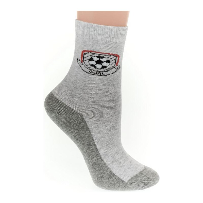 AURA.VIA Detské sivé ponožky FLOY 24111090