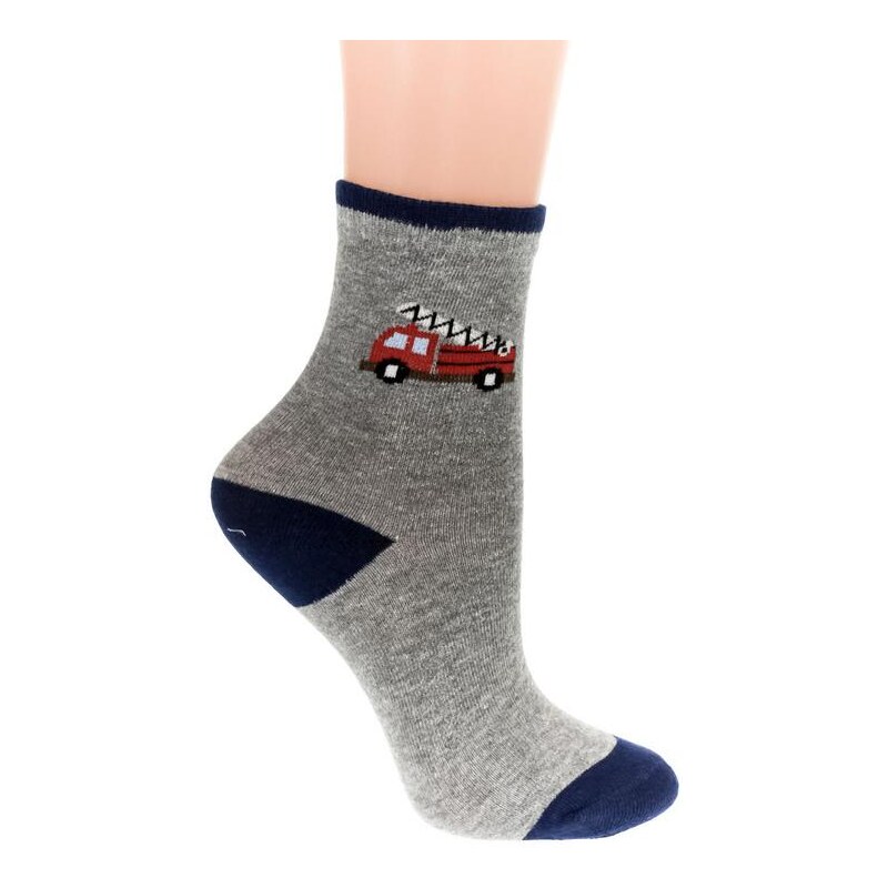 AURA.VIA Detské sivé ponožky JONNY 24111126