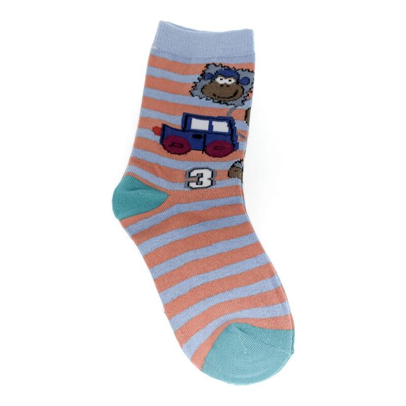 AURA.VIA Detské oranžové ponožky PEX 24111128