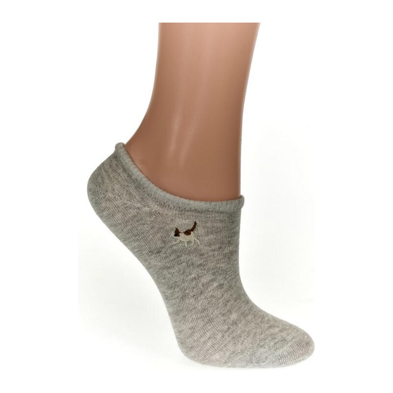 AURA.VIA Detské sivé ponožky INIGA 24111134