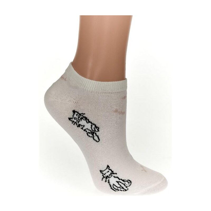 AURA.VIA Detské biele ponožky CATY 24111147