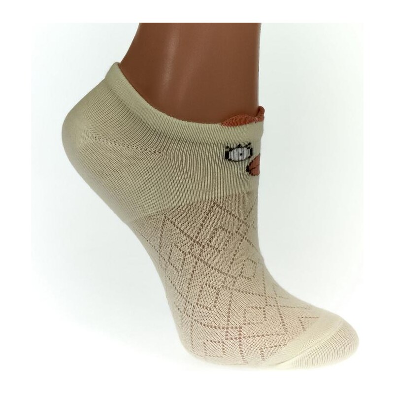 AURA.VIA Detské svetlo-žlté ponožky DARCY 24111151