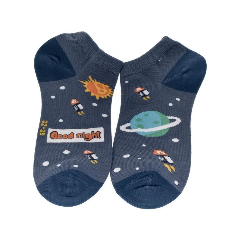 AURA.VIA Detské tmavo-modré ponožky WICK 24111153