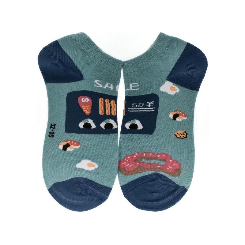 AURA.VIA Detské modré ponožky WICK 24111155