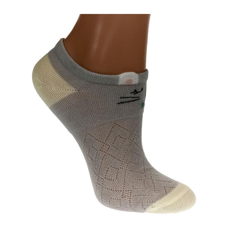 AURA.VIA Detské sivé ponožky DARCY 24111149