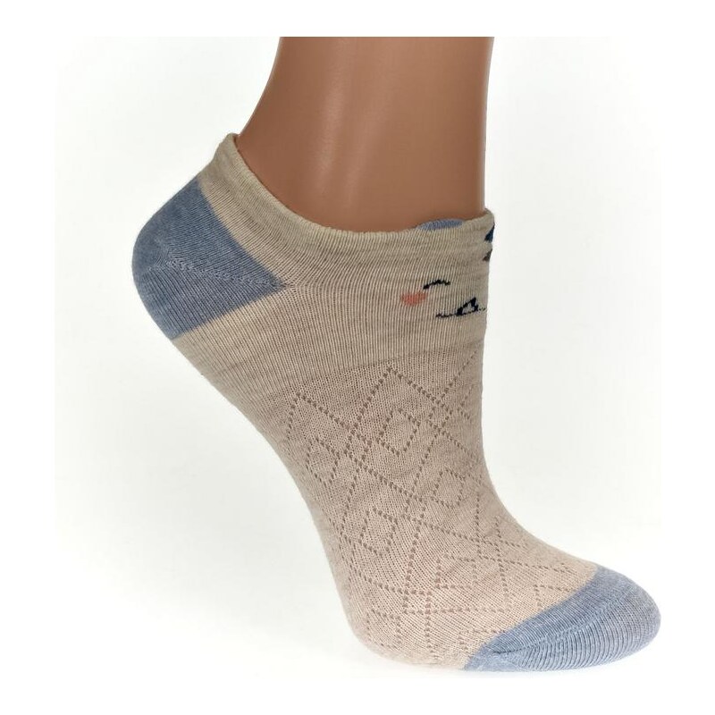 AURA.VIA Detské béžové ponožky DARCY 24111150