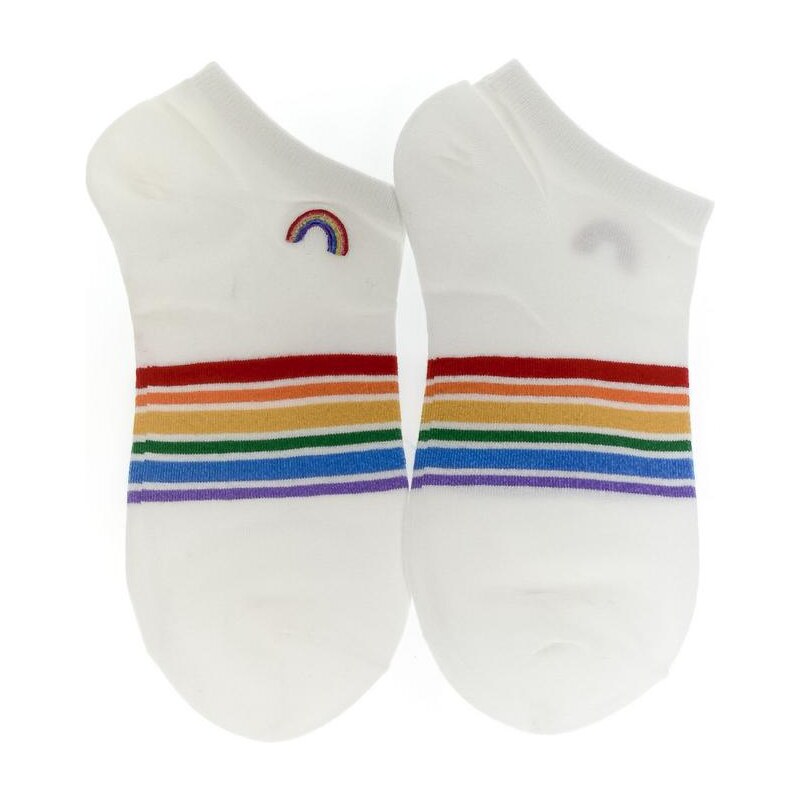 AURA.VIA Biele ponožky DANNI 24111269