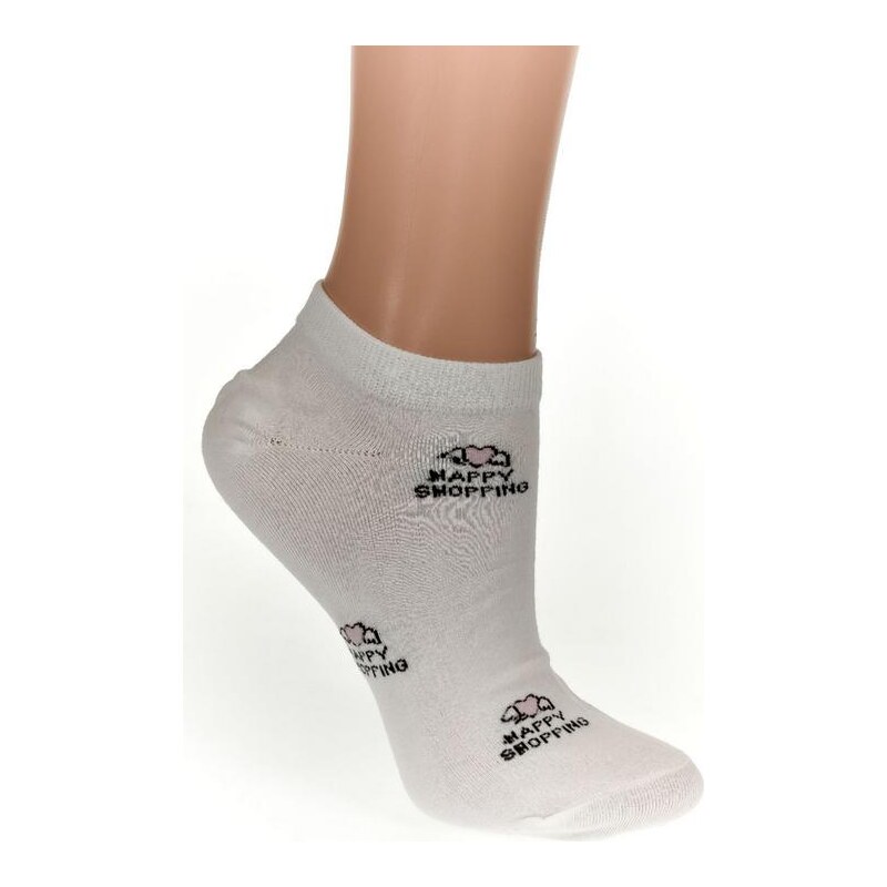 AURA.VIA Biele ponožky SHOPPING 24111304