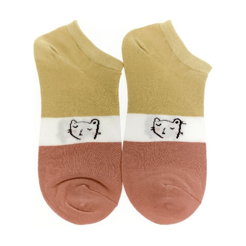 AURA.VIA Žlto-oranžové ponožky NAVA 24111307