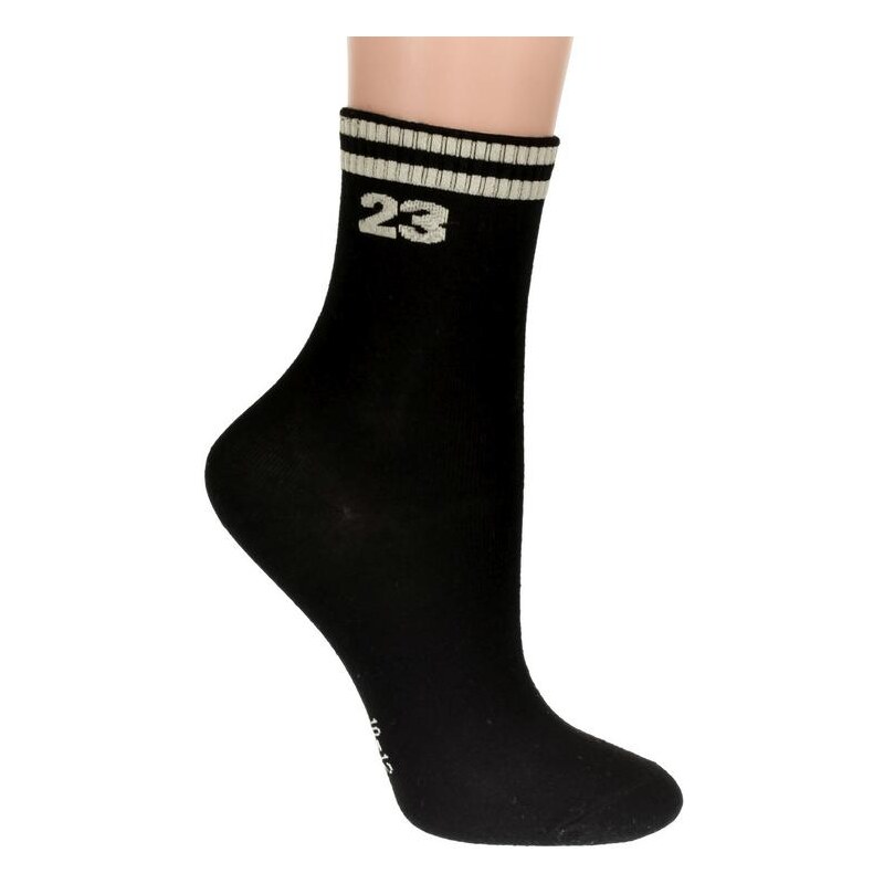 AURA.VIA Detské čierne ponožky KADI 24111364