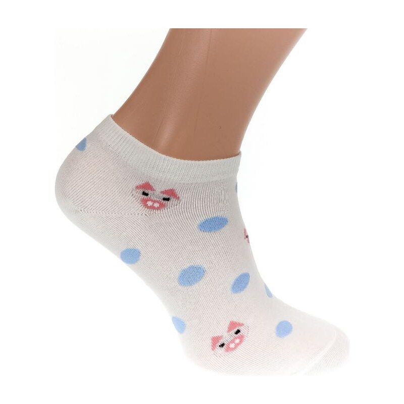 AURA.VIA Biele ponožky JASKA 24111347
