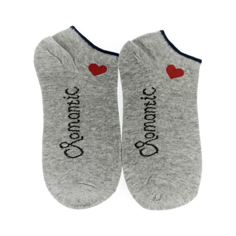 AURA.VIA Sivé ponožky ROMANTIC 24111341