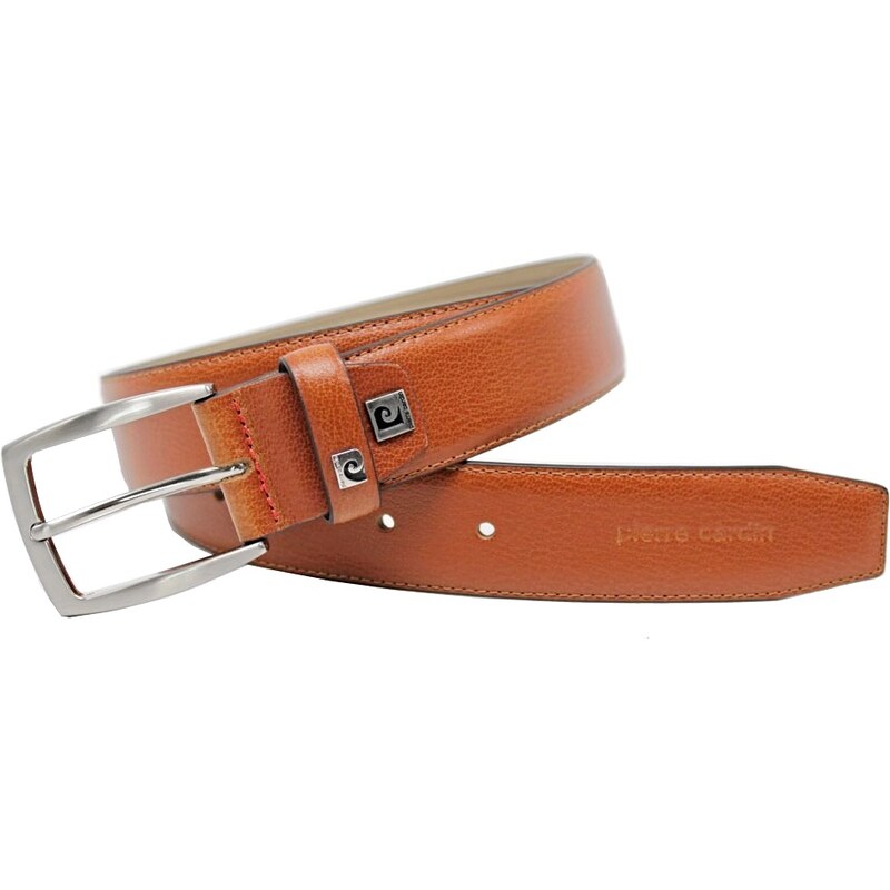 Pierre Cardin Pánsky kožený opasok Pierre Cardin 270232 koňak 37588831