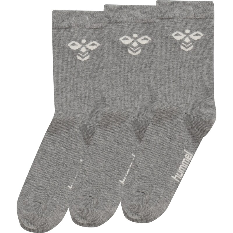 Hummel Ponožky Sutton sivá melírovaná / biela 65641410