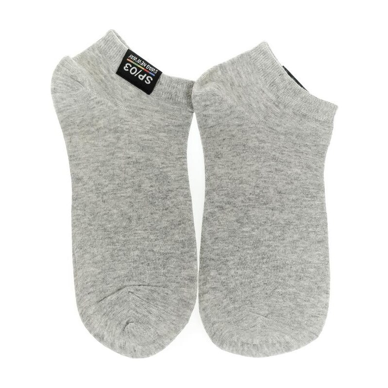 JOHN-C Pánske sivé ponožky AYDEN 24144756