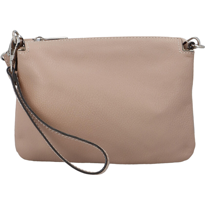 Dámska kožená listová kabelka staroružová - ItalY Bonnie ružová 51578970