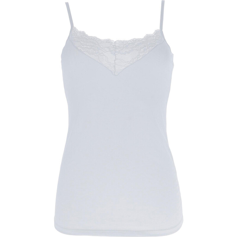 Cotonella Dámsky bavlnený čipkovaný top 36988632