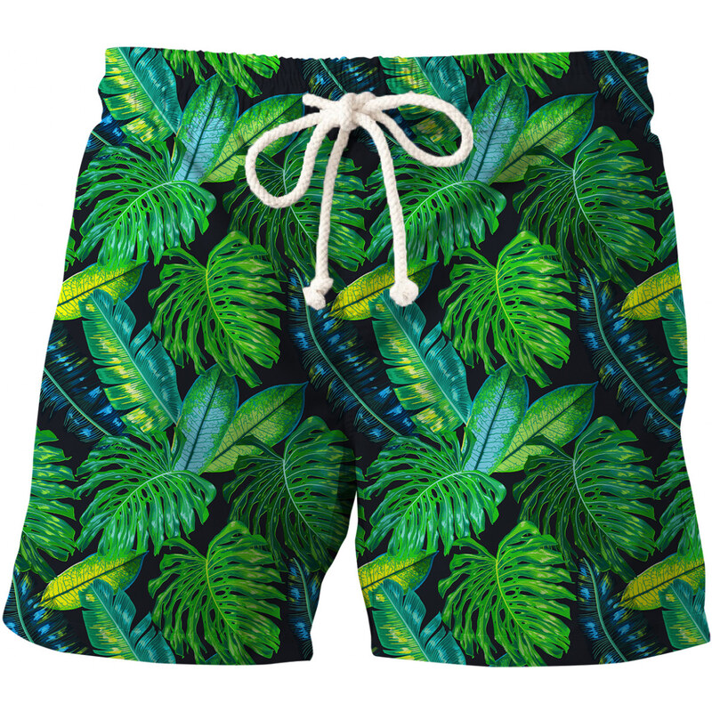 Bittersweet Paris Tropical Swim Shorts - M