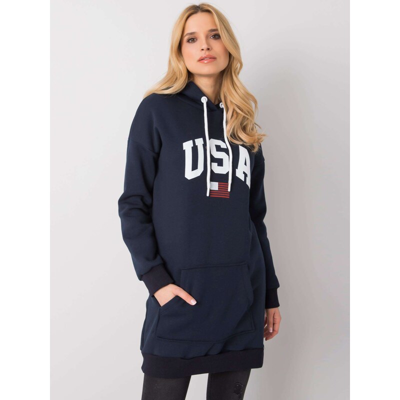 RUE PARIS Sweatshirt-RV-BL-6676.67-navy blue 64682972