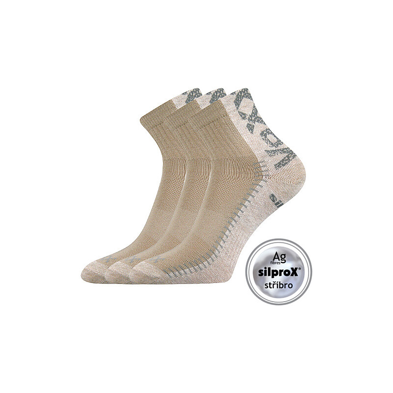 REVOLT antibakteriálne ponožky s iónmi striebra VoXX