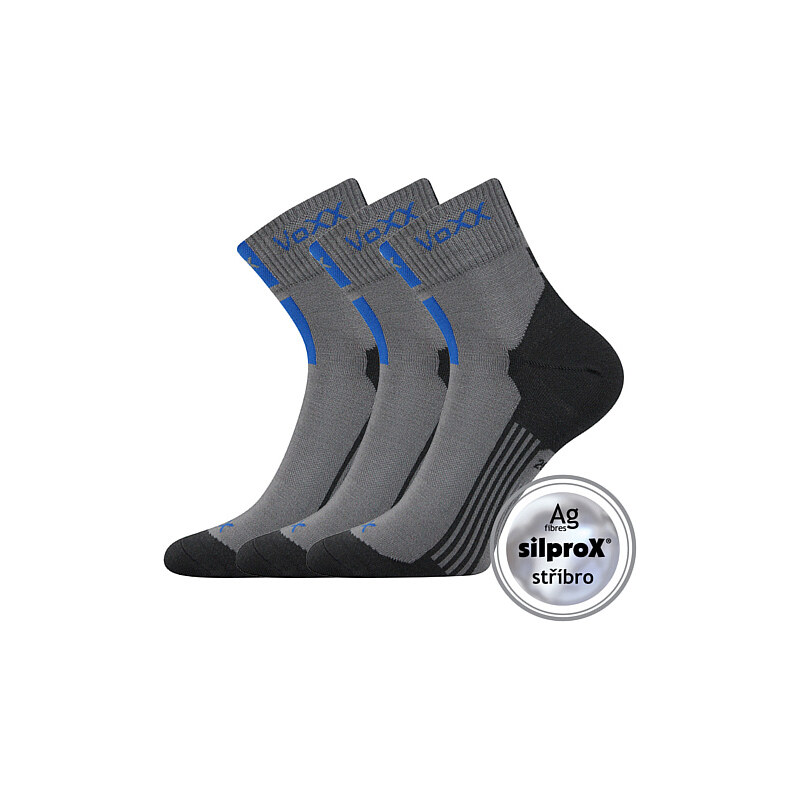 MOSTAN členkové antibakteriálne ponožky so striebrom VoXX Sv. sivá 39 26458659