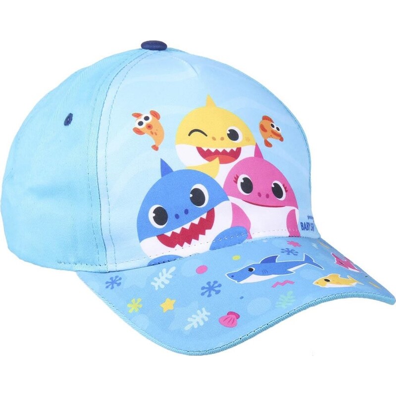 BASIC Baby Shark svetlo modrá dievčenská šiltovka 24270077