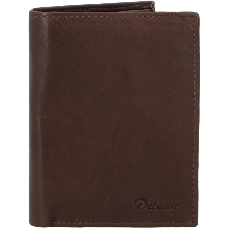 Pánska kožená peňaženka hnedá - Delami 8702 hnedá 24322286
