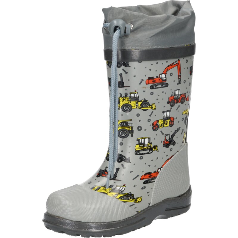 BECK Gumáky Baustelle žltá / sivá / antracitová / svetločervená 66179260