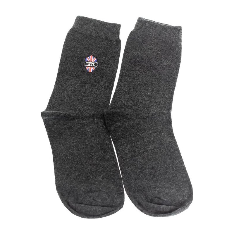 AURA.VIA Dámske tmavo-sivé ponožky TAMAR 24332389