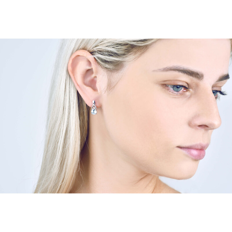 Beneto Exclusive Strieborné náušnice s TOPAZ TOPAGUC1952 66990785