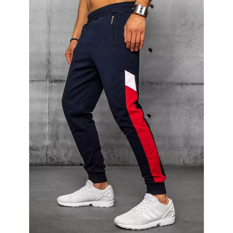 Buďchlap Trendové tepláky v granátovej farbe 39333851