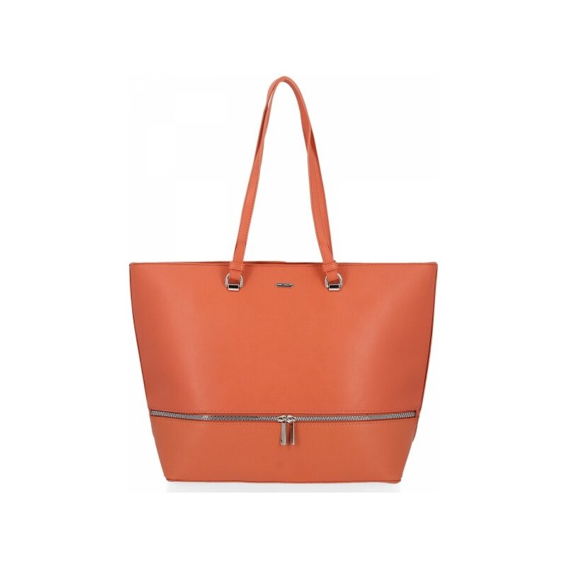 Dámska kabelka klasická David Jones koralová CM6062 27614170