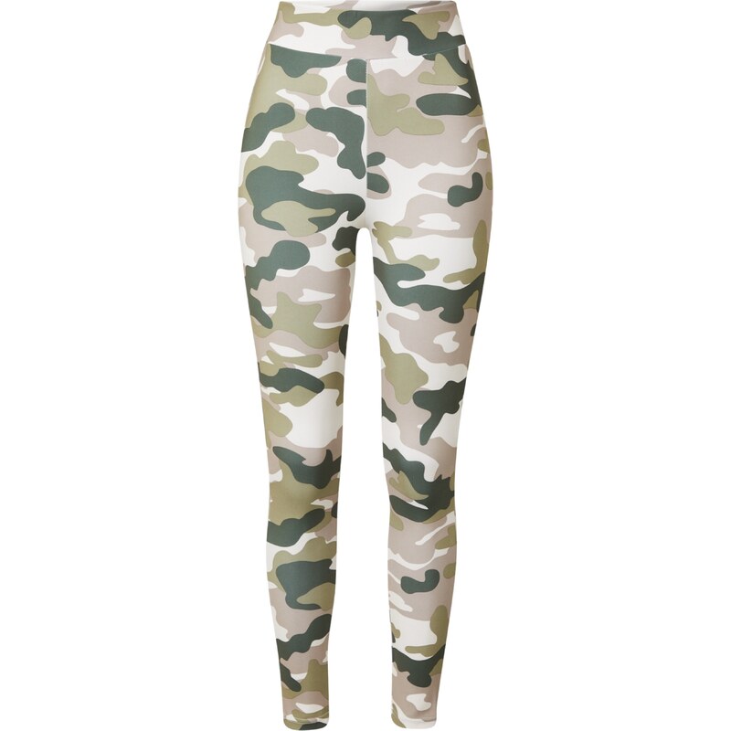 Urban Classics Legíny telová / olivová / tmavozelená / biela 63140956