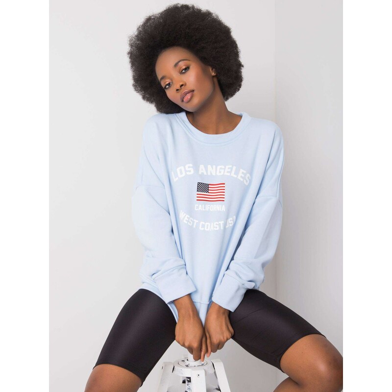 RUE PARIS Sweatshirt-RV-BL-6670.14-light blue 64792547