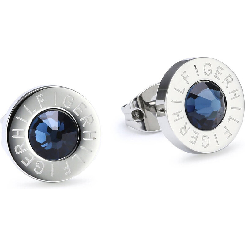 Tommy Hilfiger Oceľové náušnice s modrým kryštálom TH2700260 66579745