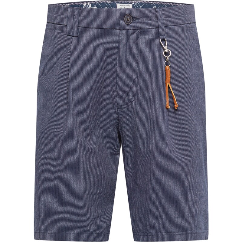 JACK & JONES Chino nohavice JJMilton tmavomodrá / biela 45832124