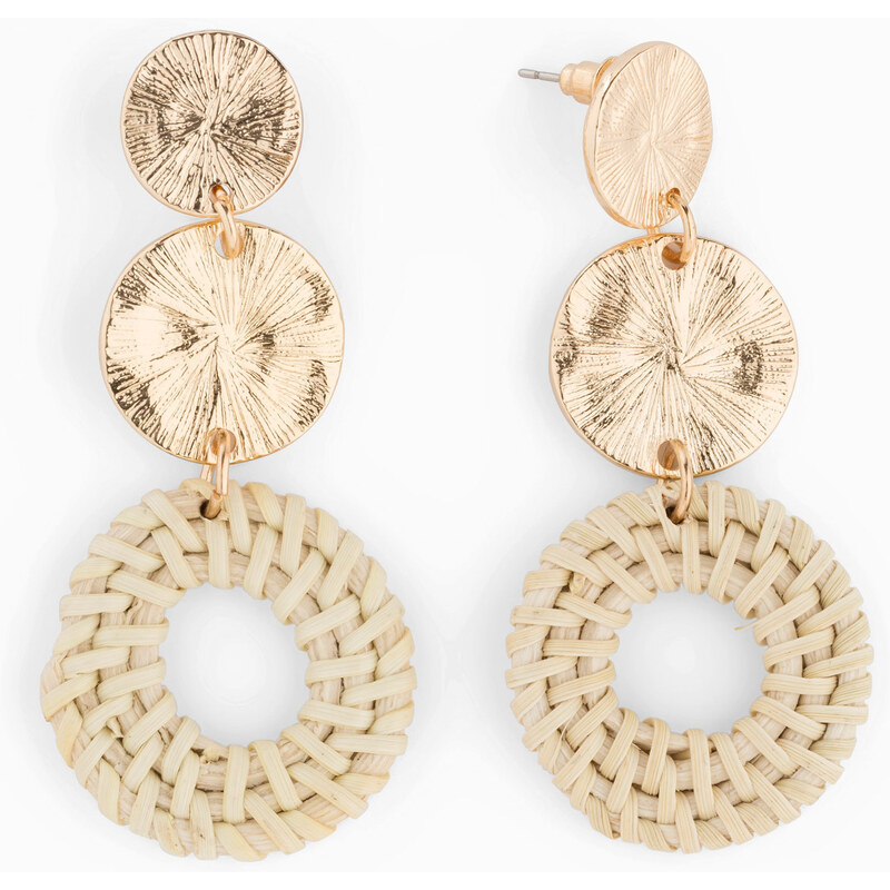 bonprix Napichovacie náušnice, farba zlatá 44981913