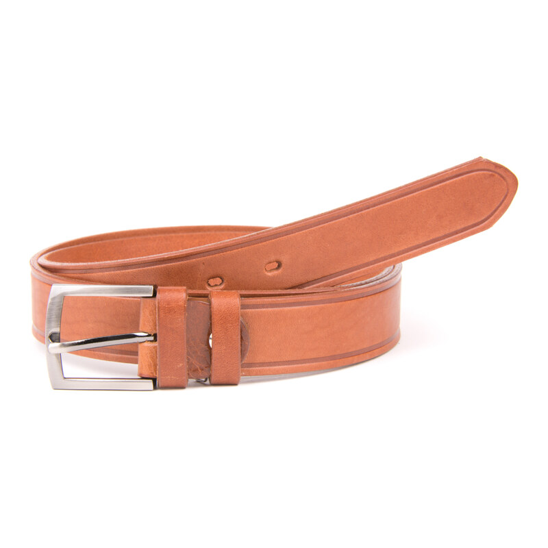 M&M Kožený oblekový opasok 53278107