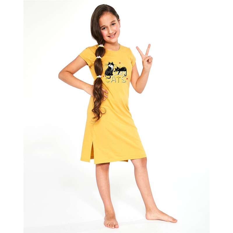Dívčí noční košile Cornette CATS2 493/90 Kids