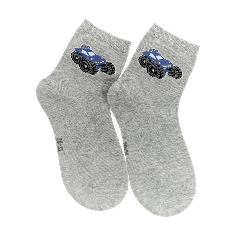 AURA.VIA Detské svetlo-sivé ponožky ARUN 24472482