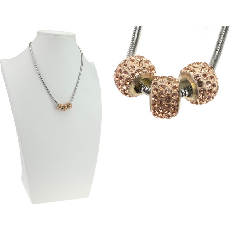 CITY STORM Retiazka s príveskom oranžové korálky - Margarita 66889250