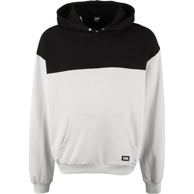 Urban Classics Mikina svetlosivá / čierna 25325769